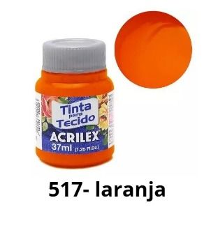 TINTA TECIDO ACRILEX AMARELOS /LARANJAS